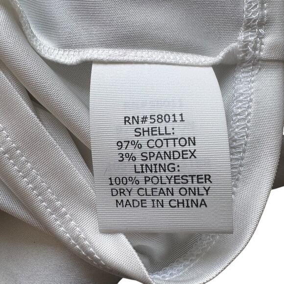 NEW David Meister Dress Black White Geometric Size 10 Sleeveless Cocktail Party - Picture 9 of 10